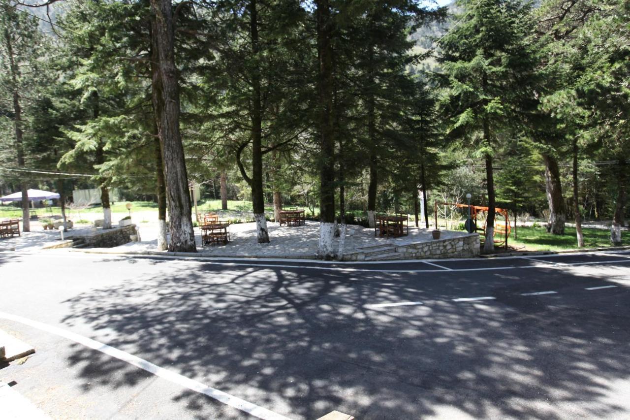 Bujtina Uji I Panjes, Log Cabins Dukat Экстерьер фото