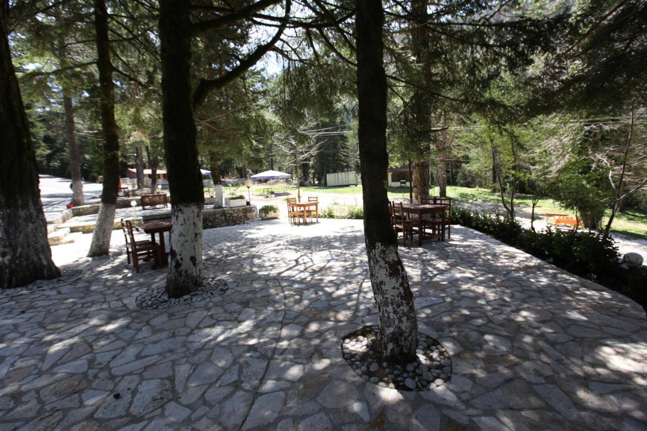 Bujtina Uji I Panjes, Log Cabins Dukat Экстерьер фото
