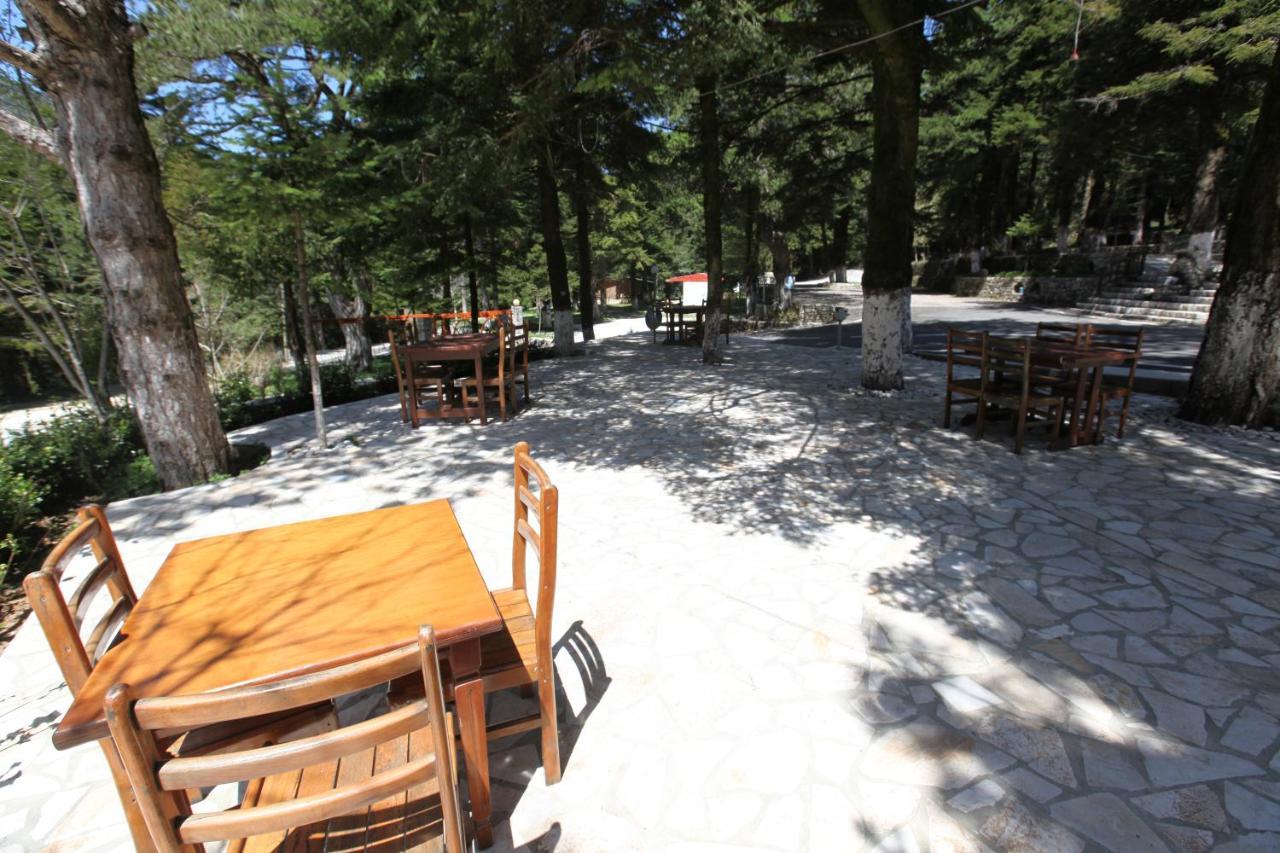 Bujtina Uji I Panjes, Log Cabins Dukat Экстерьер фото